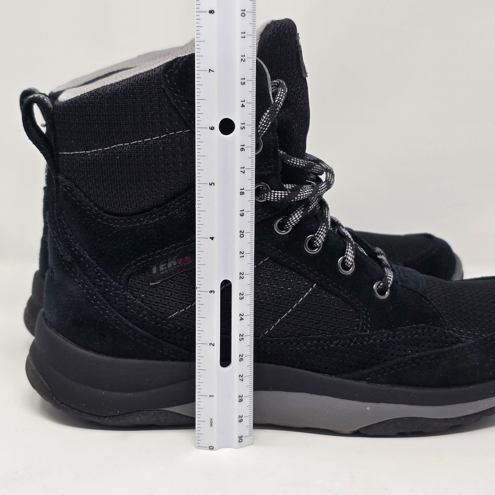LL Bean Womens Snow Sneakers Waterproof Primaloft Boots Black 504747 Size 8.5 M - Picture 11 of 16
